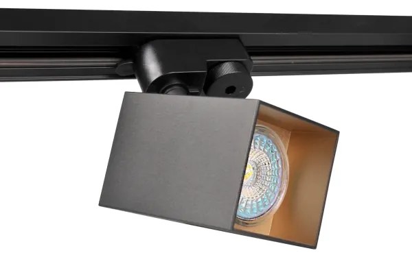 Spotlámpa sínrendszerhez SQUARE 3xGU10/10W/230V + 1 m sín rendszer