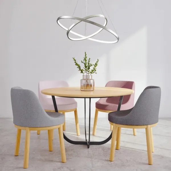 LED Csillár zsinóron LEA LED/35W/230V 4000K átm. 60 cm króm