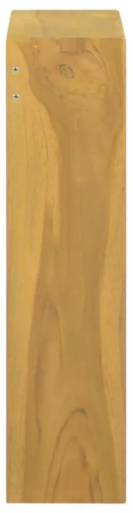 tömör tíkfa tükrös szekrény 30 x 10 x 40 cm