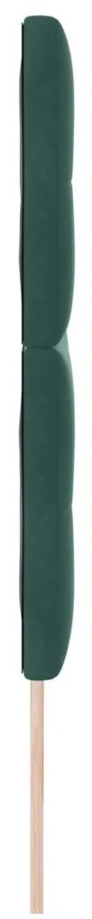 Fejtámla Gombos Zöld 180 cm Bársony
