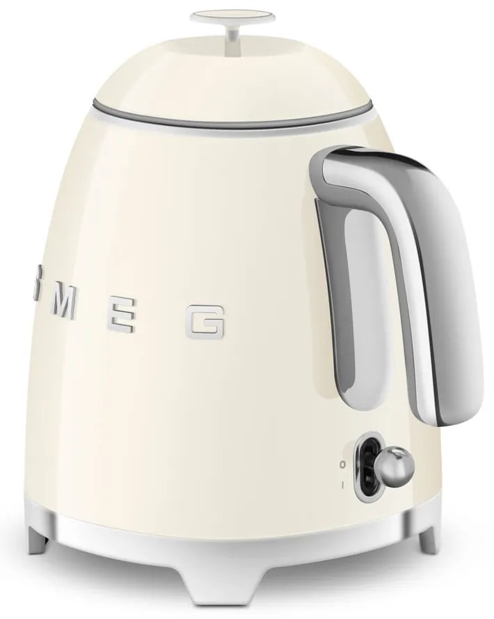 Krémszínű rozsdamentes acél vízforraló 800 ml Retro Style – SMEG