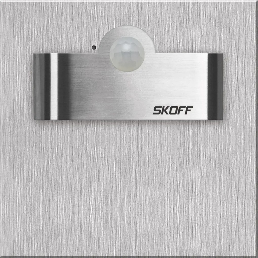 Skoff TANGO SHORT PIR 120º MN-TAN-K-H-1-ML-ML-01 Beépíthető lépcsőházi lámpa 1x2,4W/LED 3000K IP20