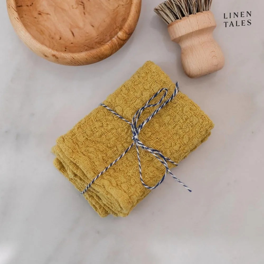 Len konyharuha szett 2 db-os 26x26 cm – Linen Tales