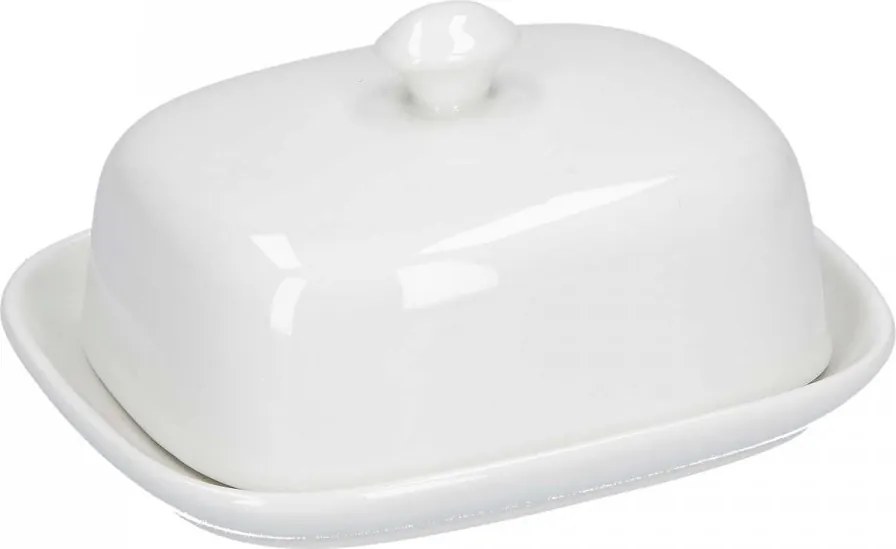 Vajtartó Fedéllel 14 X 11 Cm Terrine La Porcellana Bianca