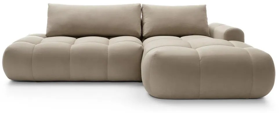 Sarokkanapé Ombre (J) (bézs + fekete) . 1100458