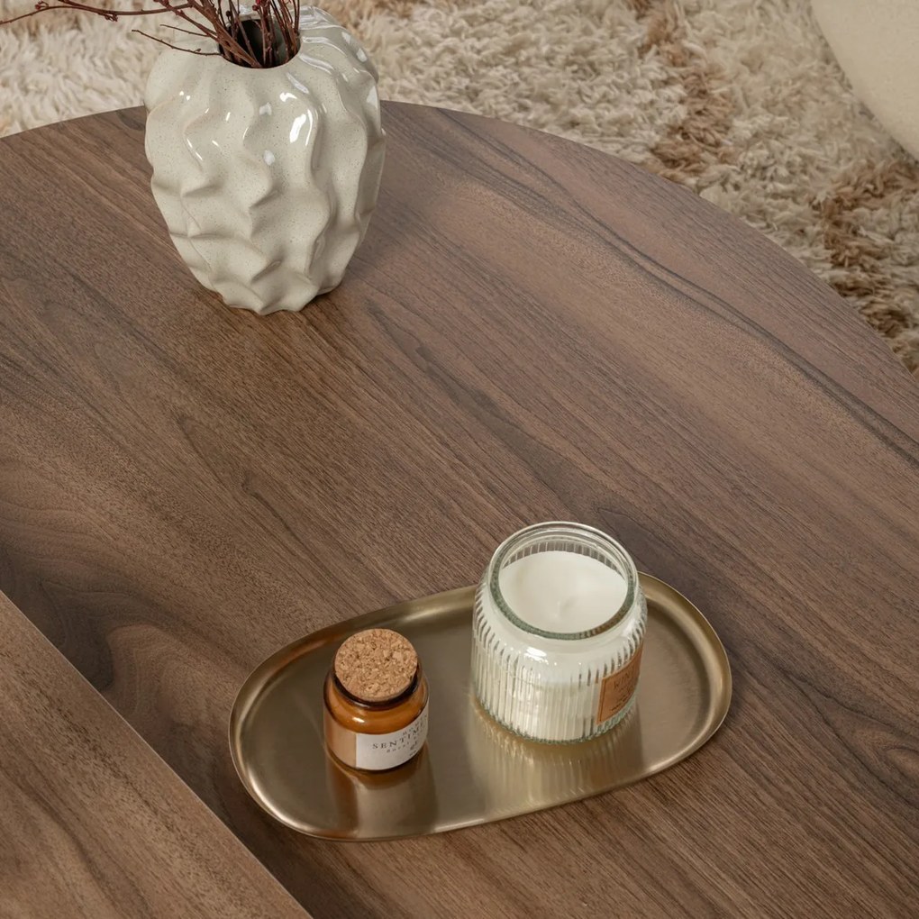 Orion Walnut White dohányzóasztal