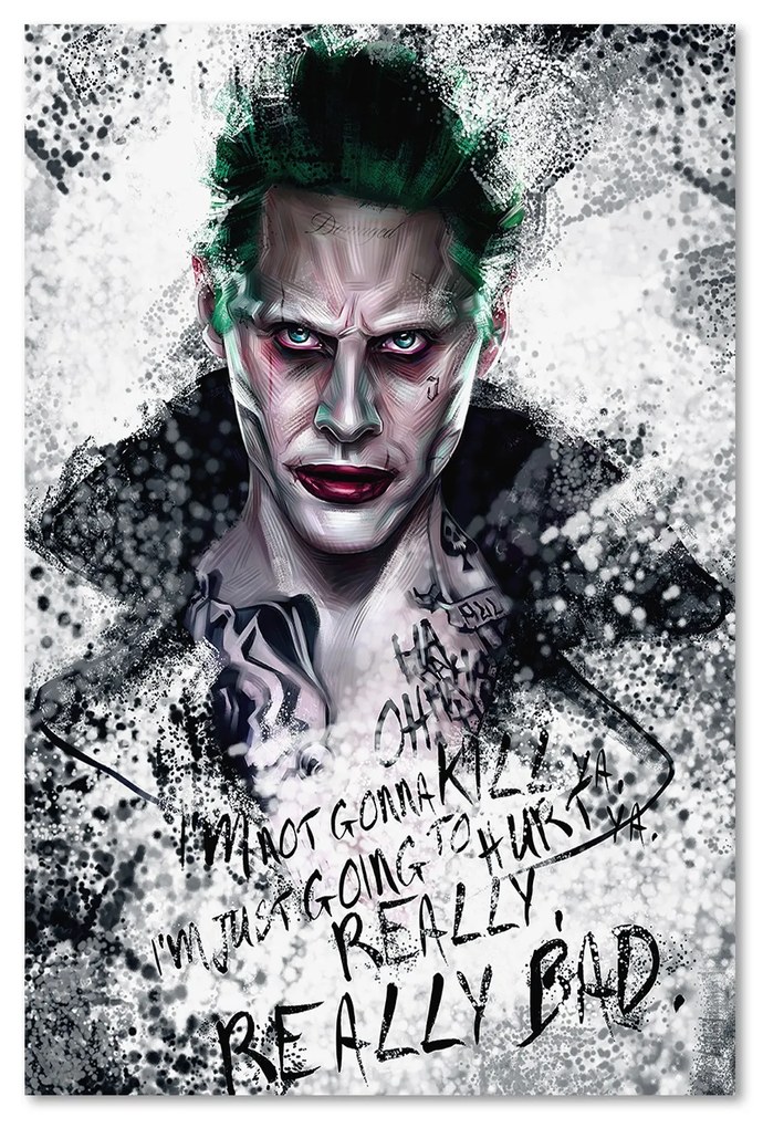 Gario Vászonkép Portré Joker - Dmitry Belov Méret: 70 x 100 cm