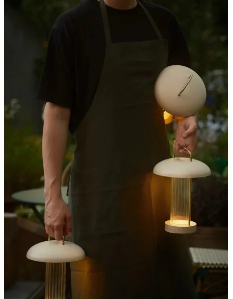 Nordlux - MIRANO újratölthető, érintésvezérelt asztali lámpa, dimmelhető LED, 3W/3,7V, bézs