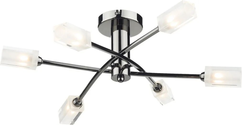 Dar Lighting MORGAN MOR6467 Plafonlámpa 6x25W/G9