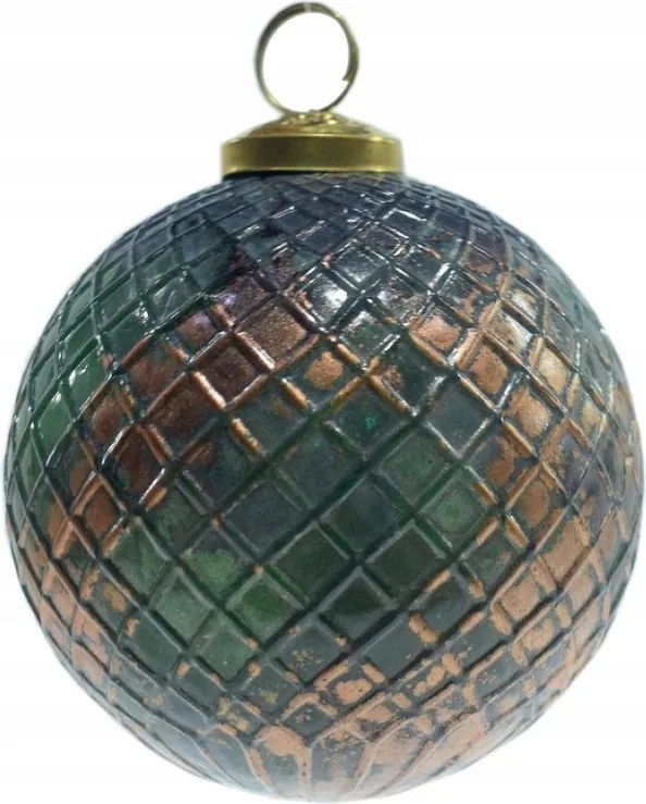 Karácsonyi gömb zöld 10*10 cm 10x10 cm