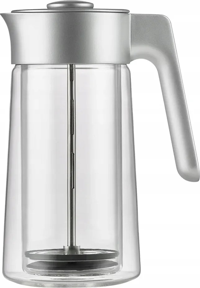 Jacob Jensen Üveg Dugattyús Kávéfőző 0,8 l Thermo Ezüst