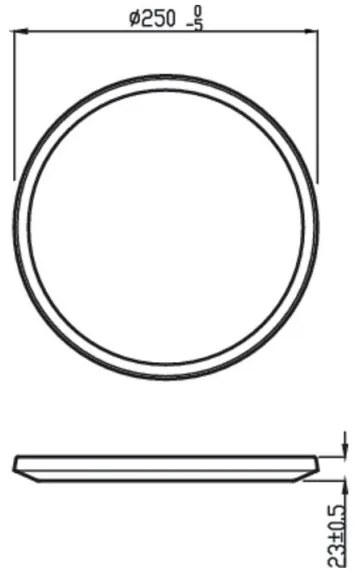 Philips - LED Dimmelhető kültéri lámpa SUPERSLIM LED/15W/230V IP54 fekete