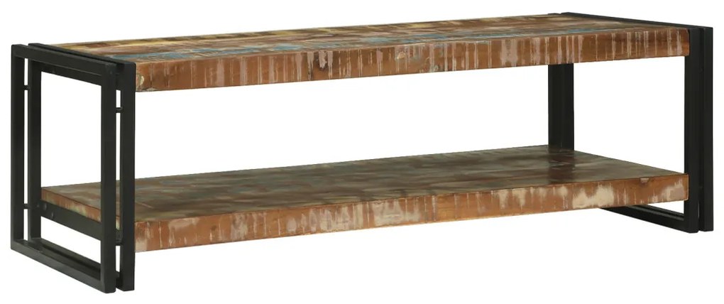 Dohányzóasztal Több színben 120x50x38 cm Tömör fa újrahasznosított