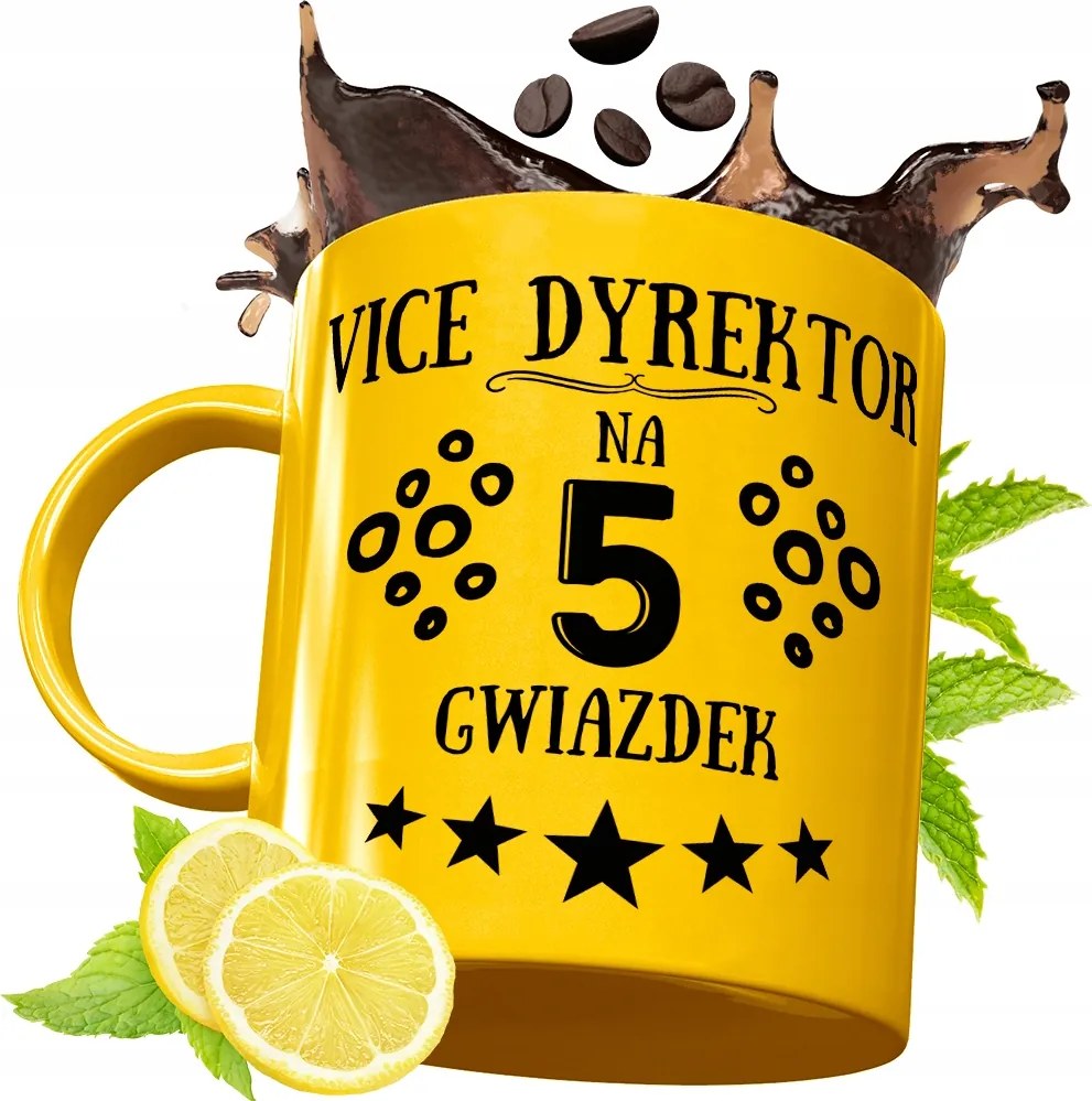 Arany Prémium Bögre Igazgatóhelyettesnek Ajándék Nyomtatott Fotóval