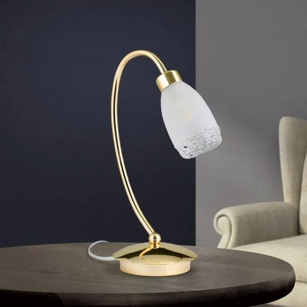 Orion - CARLA asztali lámpa 1xG9/28W/230V aranyszínű