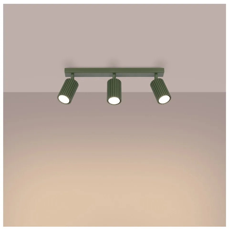 Zöld spotlámpa 6,5x45 cm Gleam – Sollux