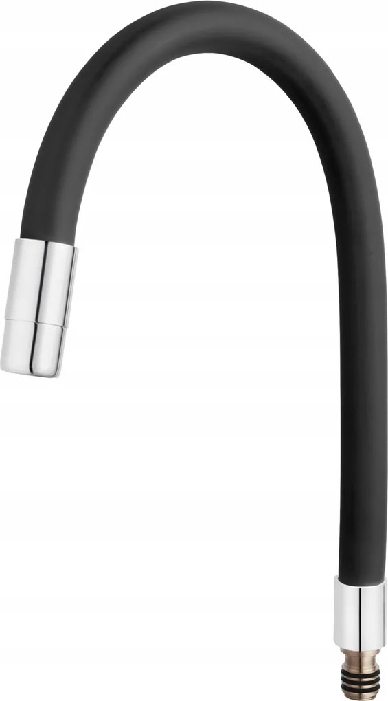 Konyhai csaptelep Ferro Elastico fekete