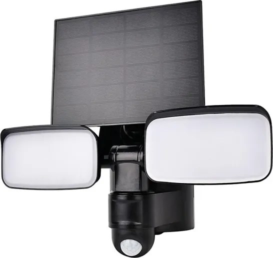 Solight WO7203 - LED napelemes reflektor érzékelővel LED/9W/3,7V 3600 mAh IP54