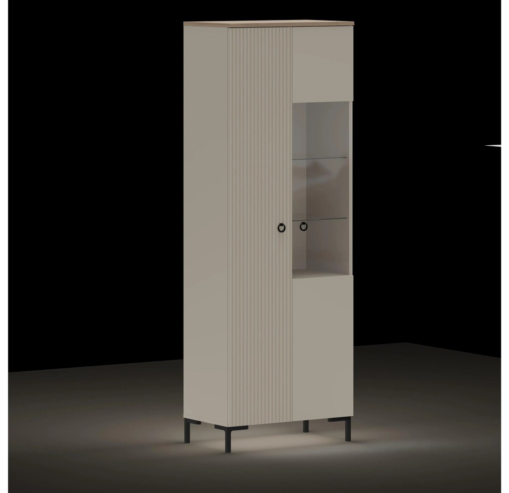 Vitrin Demandaron 1 (taupe + silverjack tölgy) . 1116815