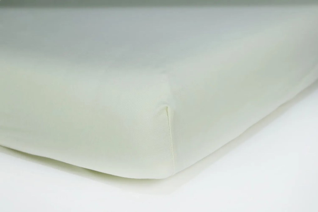 Jersey Gumis Lepedő 220x200 Ecru