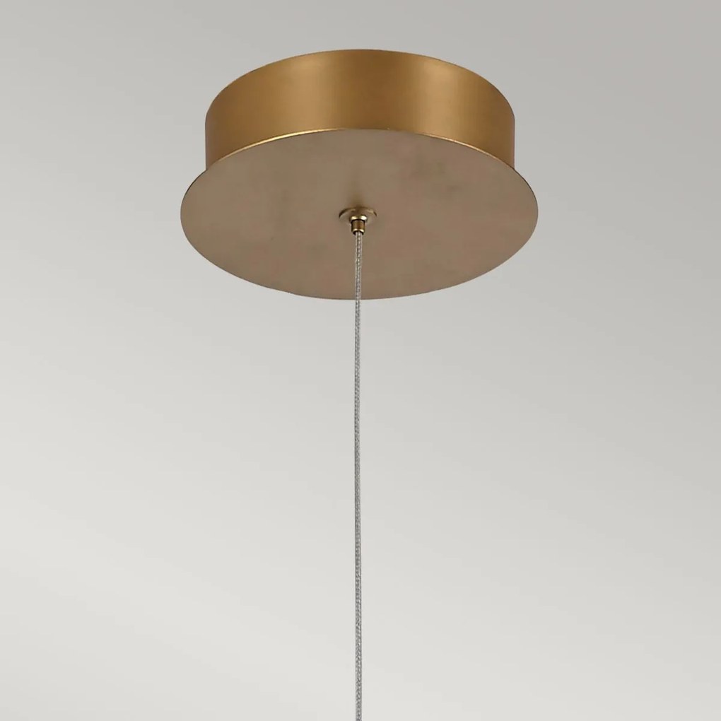 Quintiesse modern függeszték demark fehér csiszolt arany elsqn-demark-1p-bg