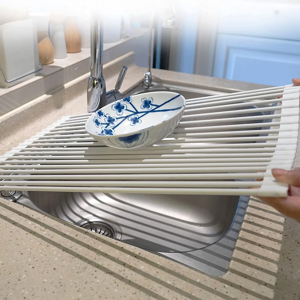 Feltekerhető szárító csöpögtető mosogatóhoz 322108 White