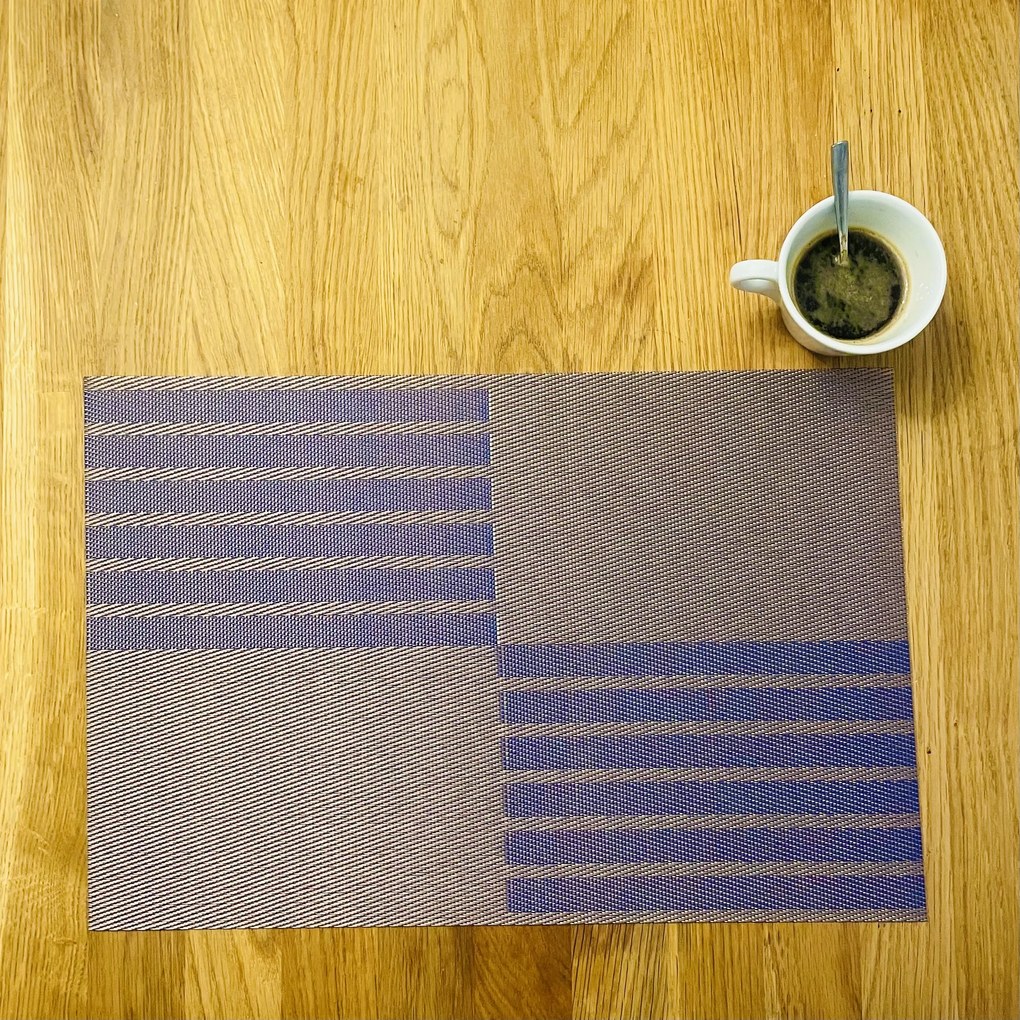 Deluxe szőnyeg a tányér alatt Kendrick kék 35x45cm TiaHome