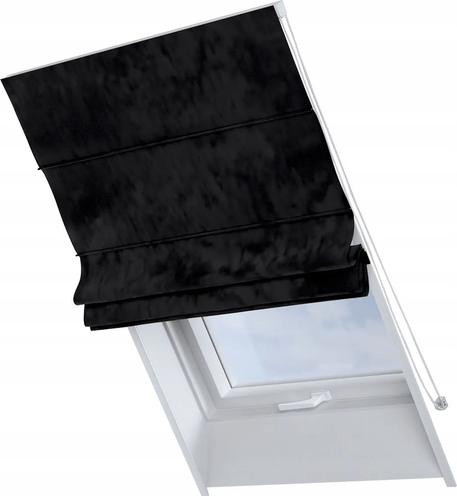 Kész redőny Rimini tetőtéri ablakra 50x60cm fekete