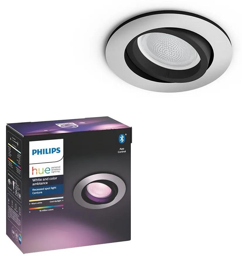 Philips Philips 50451/48/P7 - LED RGBW Beépíthető lámpa Hue CENTURA 1xGU10/5,7W/230V P3131