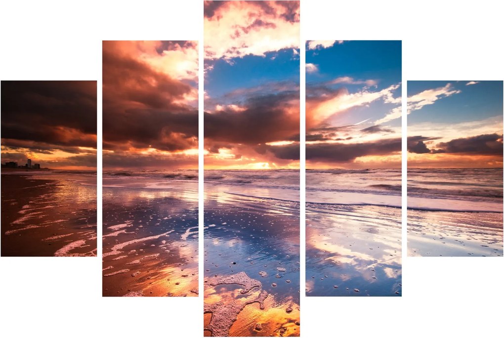 Kép - Esti strand (150x105 cm)