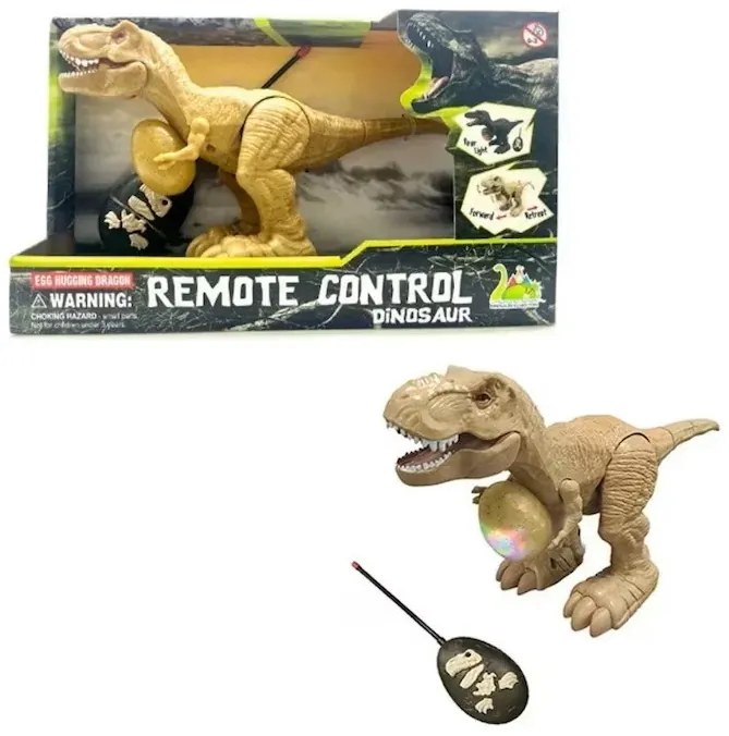 Távirányítós Dinoszaurusz Játék Dínó Gyerekeknek Tojás szállító modell, 27 Hz-es vezérlés, fényekkel és valósághű interakcióval, ideális ajándék 3 évesnél idősebb fiúknak és lányoknak