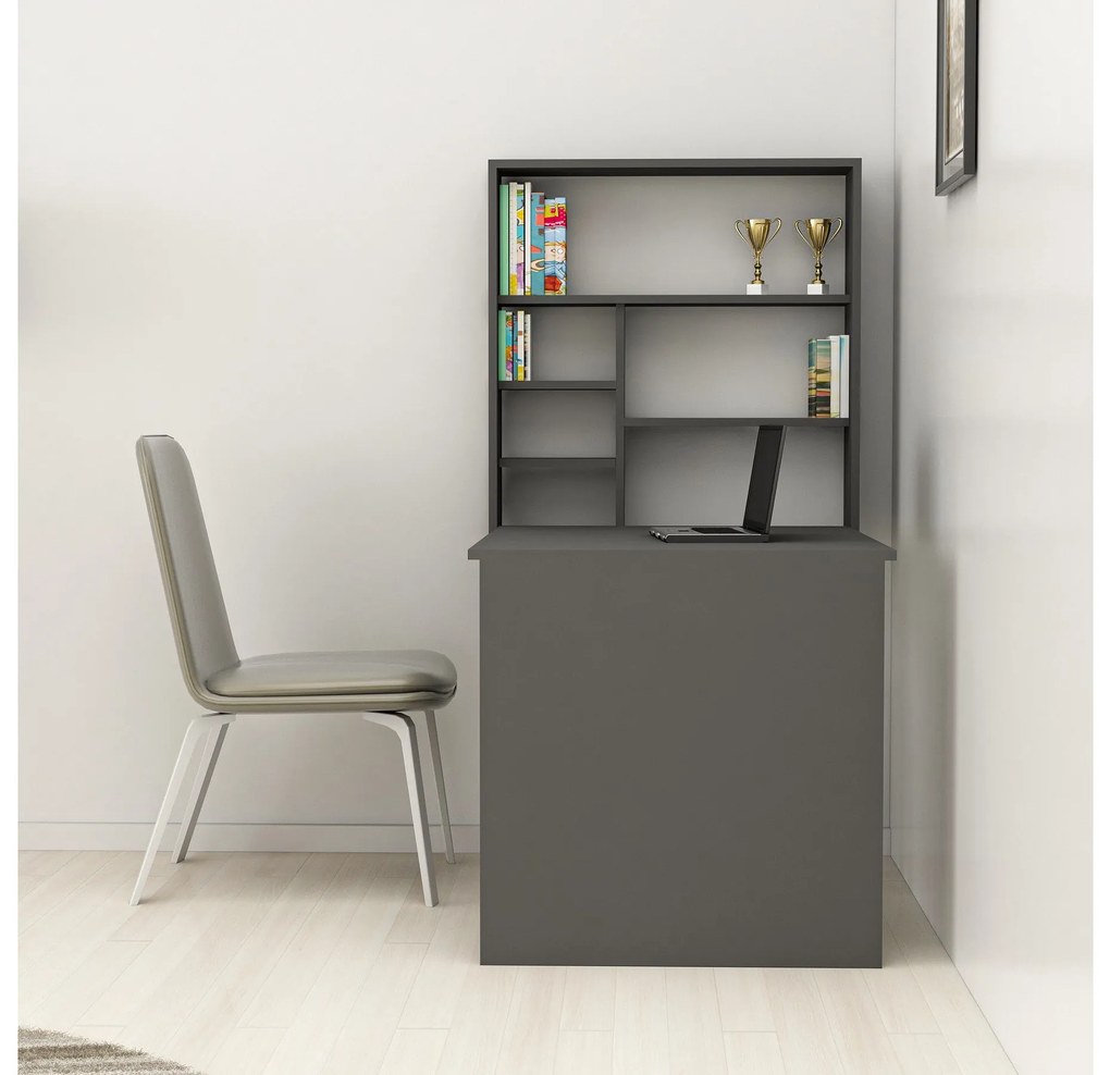 PC asztal Sedik (antracit). Akció -20%. 1067351