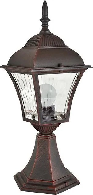 POLUX 304902 Klasszikus Kültéri Állólámpa Cseresznye E27 IP43