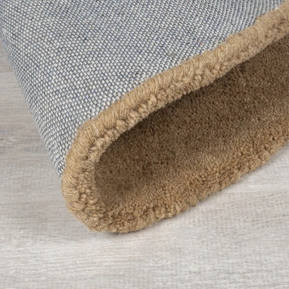 Szürkésbézs kézi szövésű gyapjú szőnyeg 160x230 cm Mia Ellipse – Flair Rugs