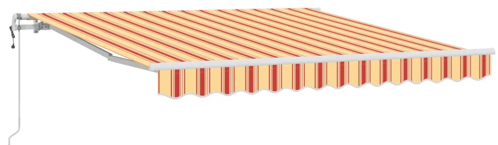 Automatikus Behúzható Napellenző Sárga és Narancs 300x250 cm