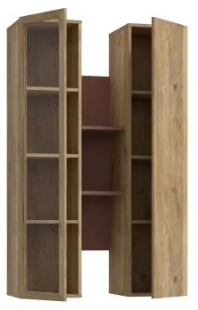 Fali polc INAR tölgy/barna