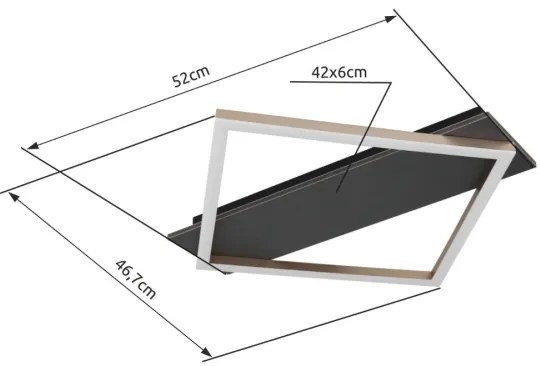 Brilagi - LED mennyezeti lámpa AXIS LED/18W/230V