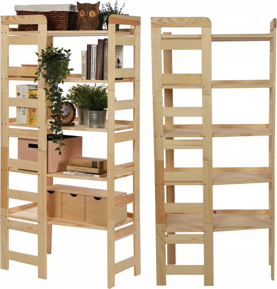 Irodai könyvespolc sarok könyvespolc Moduláris Teljes Polc 5db Eco