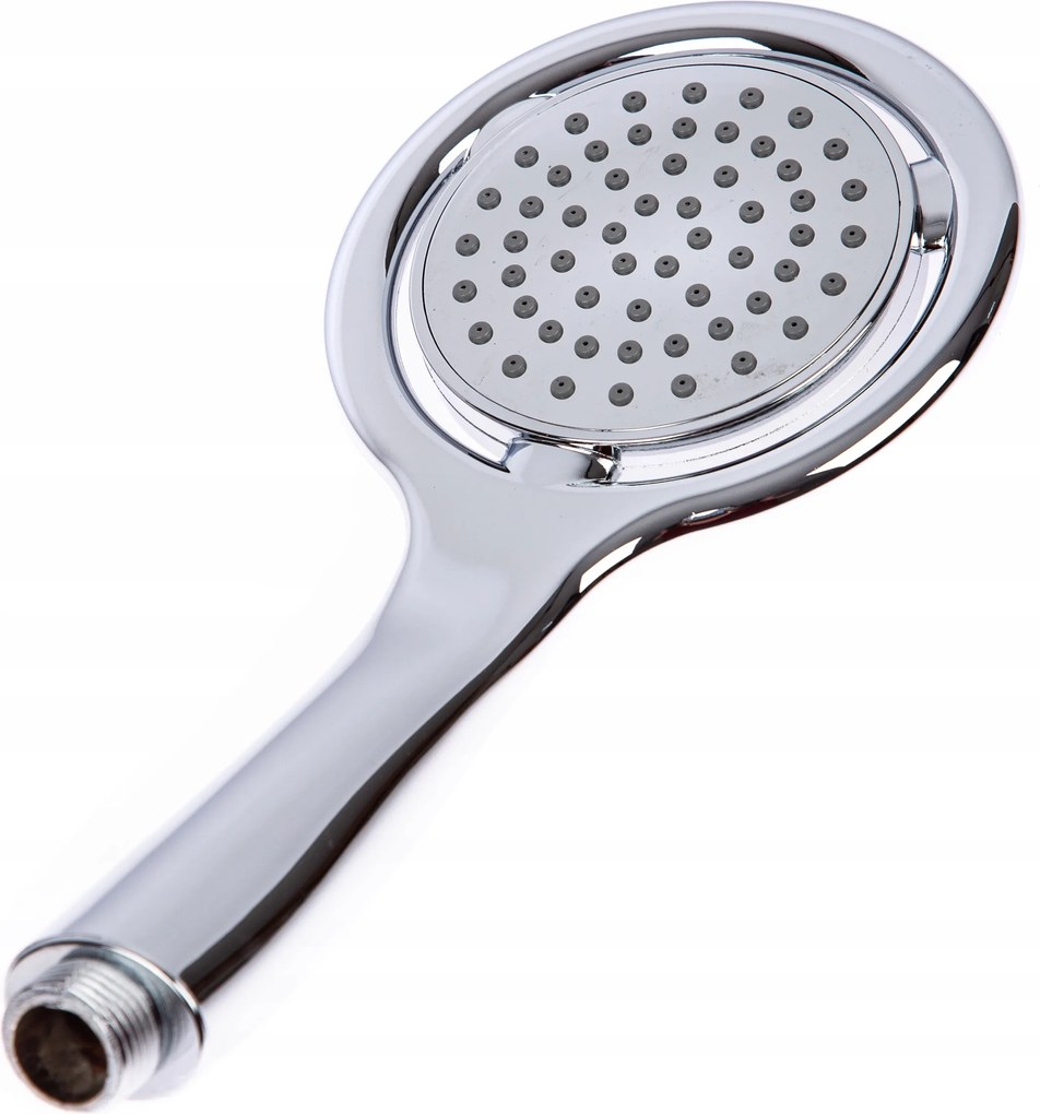 Zuhanyfej kerek krómozott zuhanykabinhoz 1/2" hüvelyk