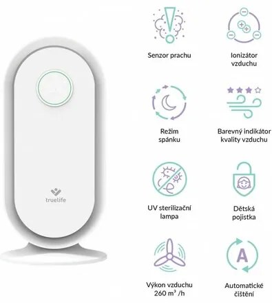 TrueLife AIR Purifier P5 WiFi légtisztító