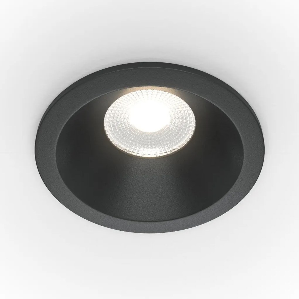 MAYTONI DL034-L12W4K-D-B ZOOM Fürdőszobai Beépíthető Lámpa Fekete LED IP65