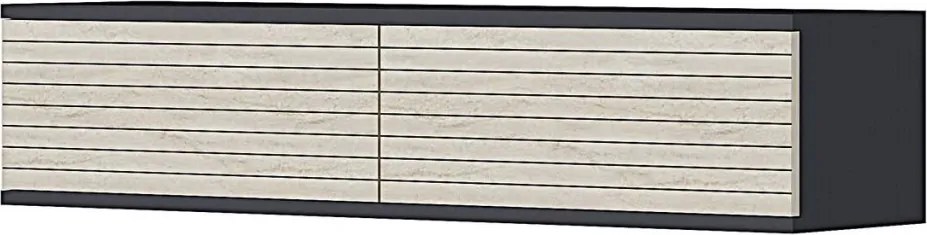 Zeynep 120 - Anthracite, Travertine