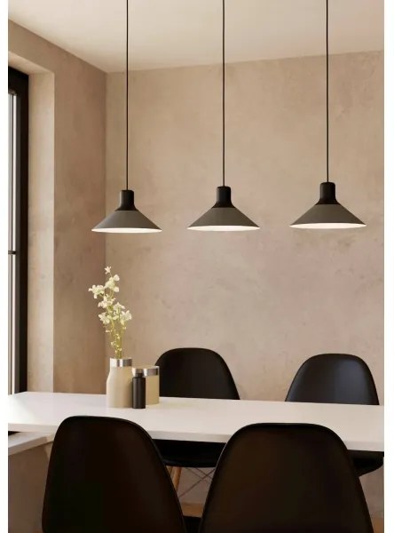 Eglo 99512 - Csillár zsinóron ABREOSA 3xE27/28W/230V