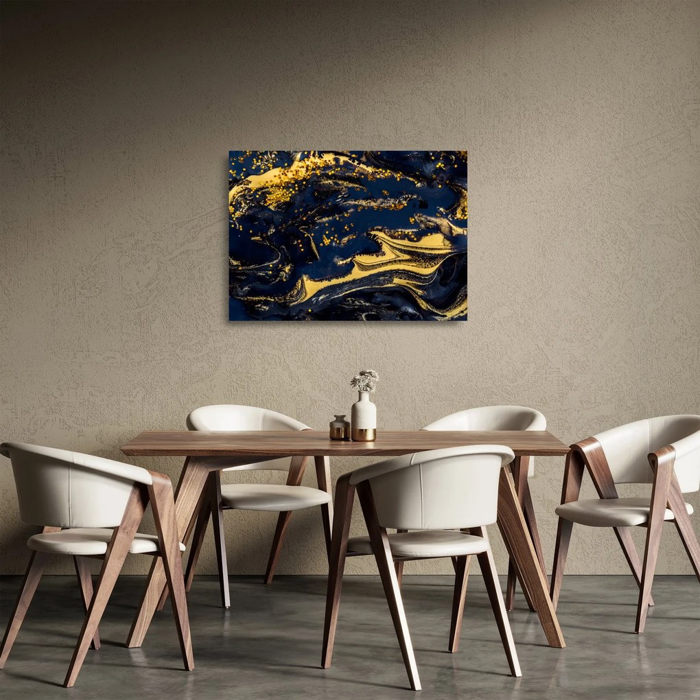 Az absztrakció képe (üvegen) (70x50 cm)