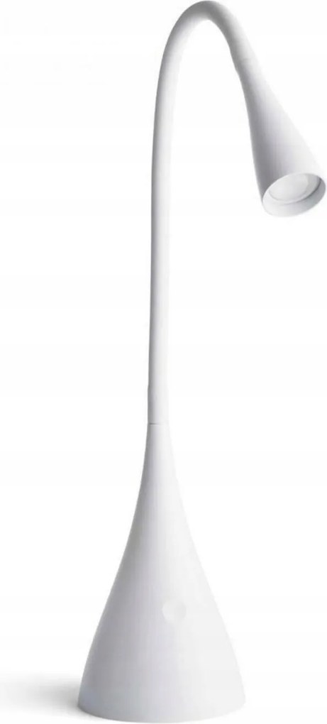 Faro Lena Led asztali lámpa, fehér, flexibilis karral, 3W, 4000K, 300lm