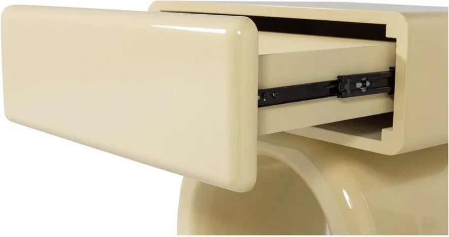 Világossárga fényes éjjeliszekrény Zorel – WOOOD