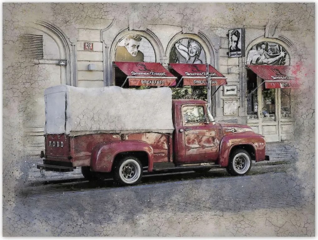 Poszterek 40x30 Piros PickUp from Usa