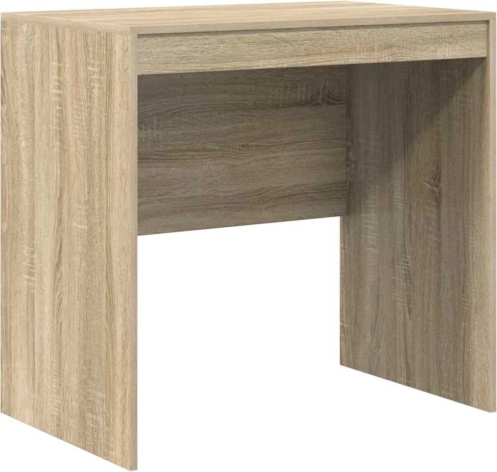 vidaXL Asztal Sonoma tölgy 80 x 50 x 76 cm