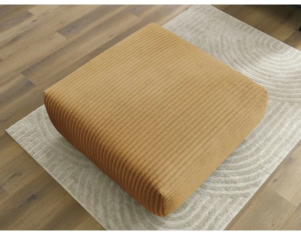 Mustársárga kordbársony lábtartó Lucien – Bobochic Paris