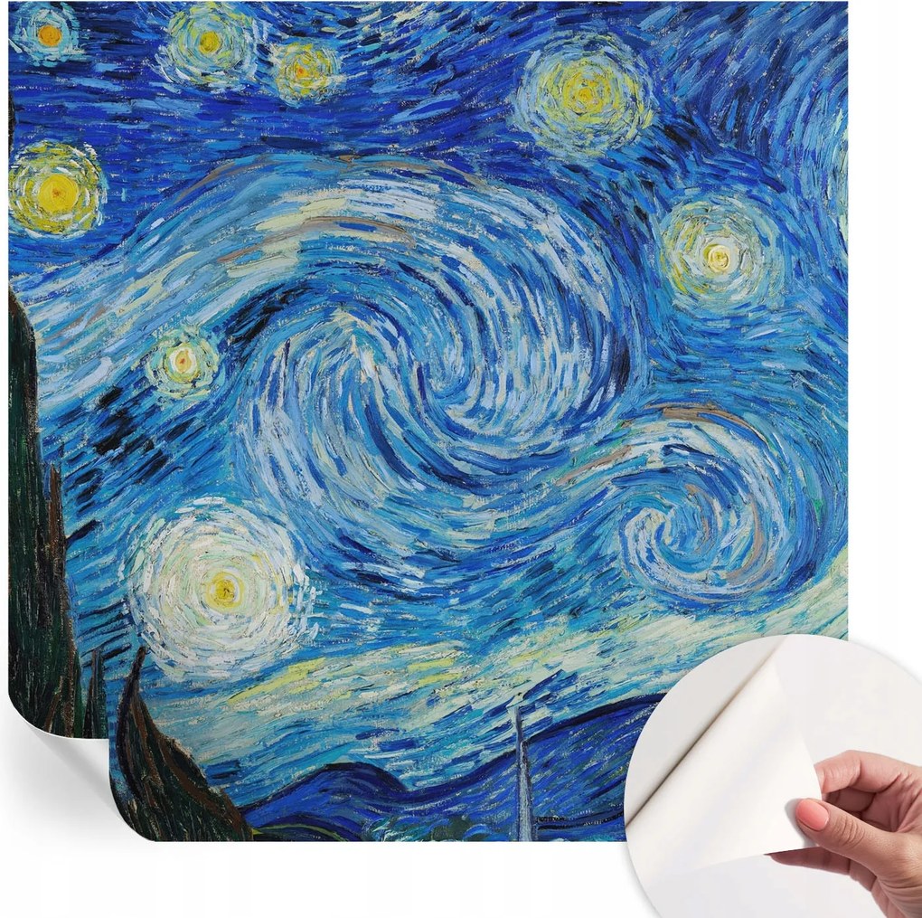 Öntapadós fotótapéta Nappaliba és Hálószobába Éjszakai égbolt 250x250 cm